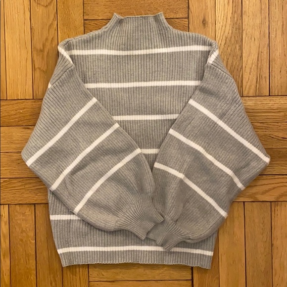 Line & Dot Striped Sweater - Picture 2 of 4